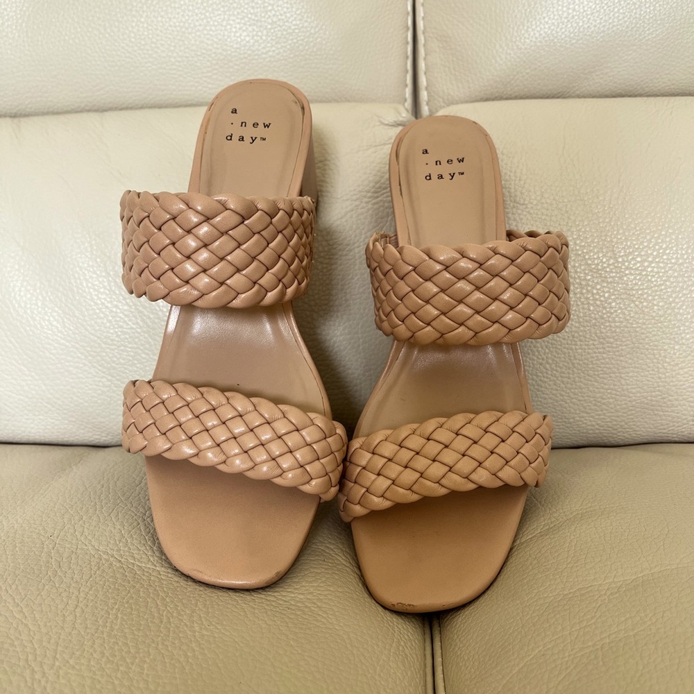 TARGET 🎯 A New Day, nude 2 strap sandals.